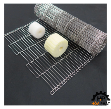 Băng tải lưới inox đan thẳng | Flat Wire Belt